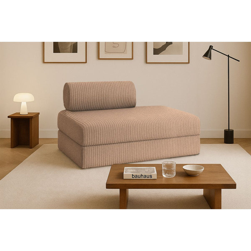 Canapé Droit Tilia - 2 Places - Velours Côtelé Xl