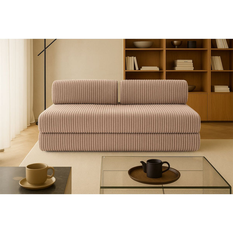 Canapé Droit Tilia - 3 Places - Velours Côtelé Xl