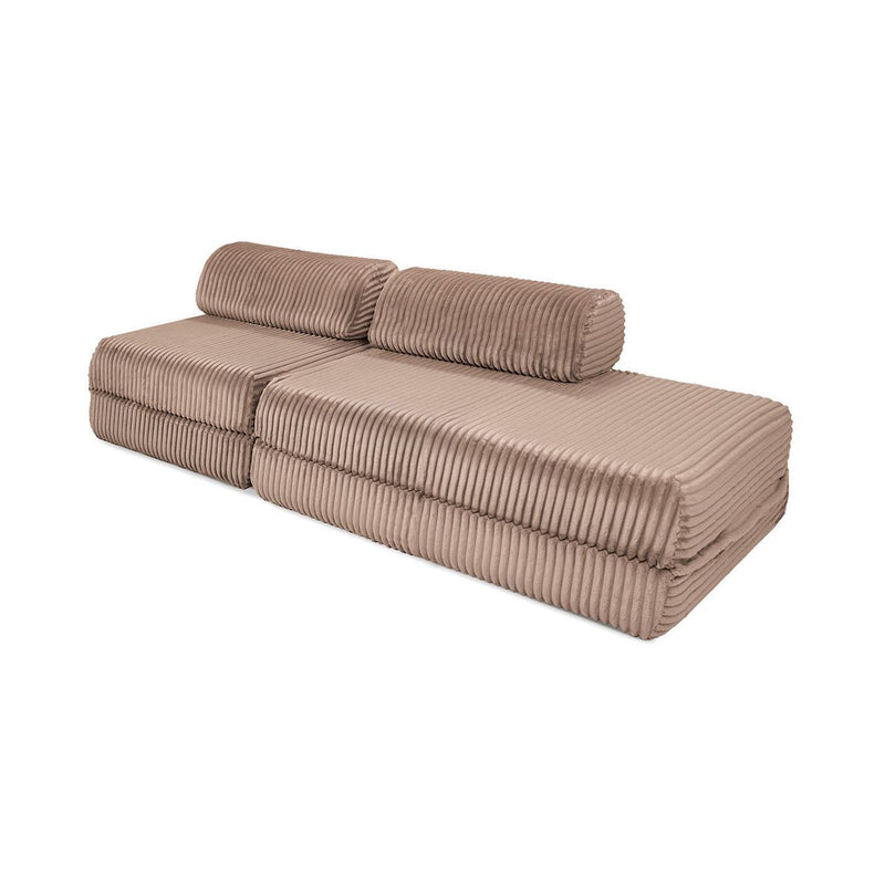 Canapé Droit Tilia - 3 Places - Velours Côtelé Xl