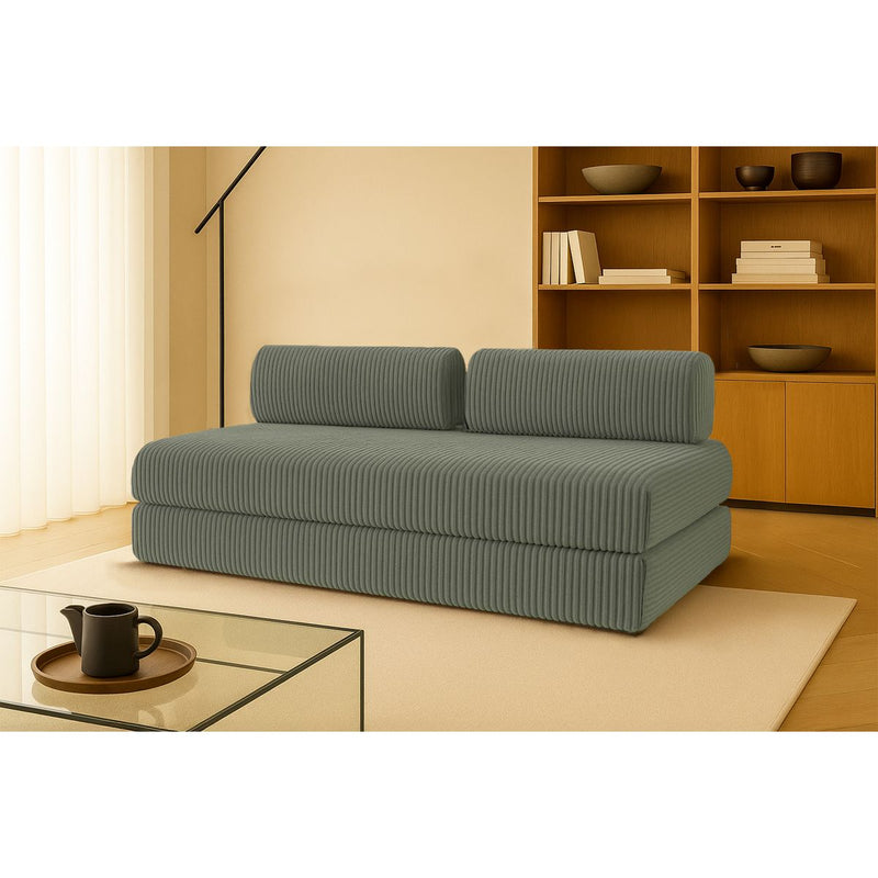 Canapé Droit Tilia - 3 Places - Velours Côtelé Xl