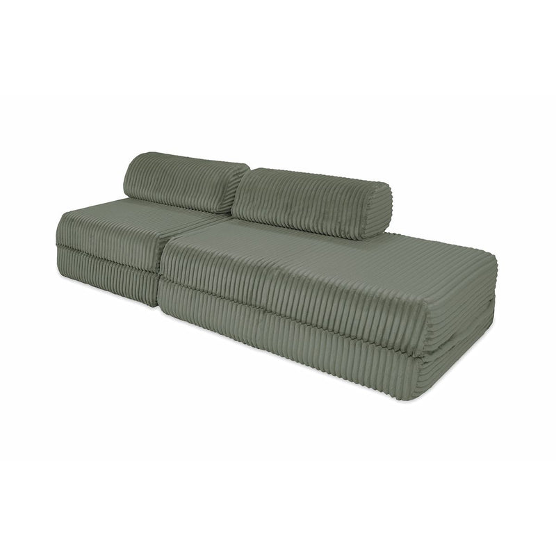 Canapé Droit Tilia - 3 Places - Velours Côtelé Xl