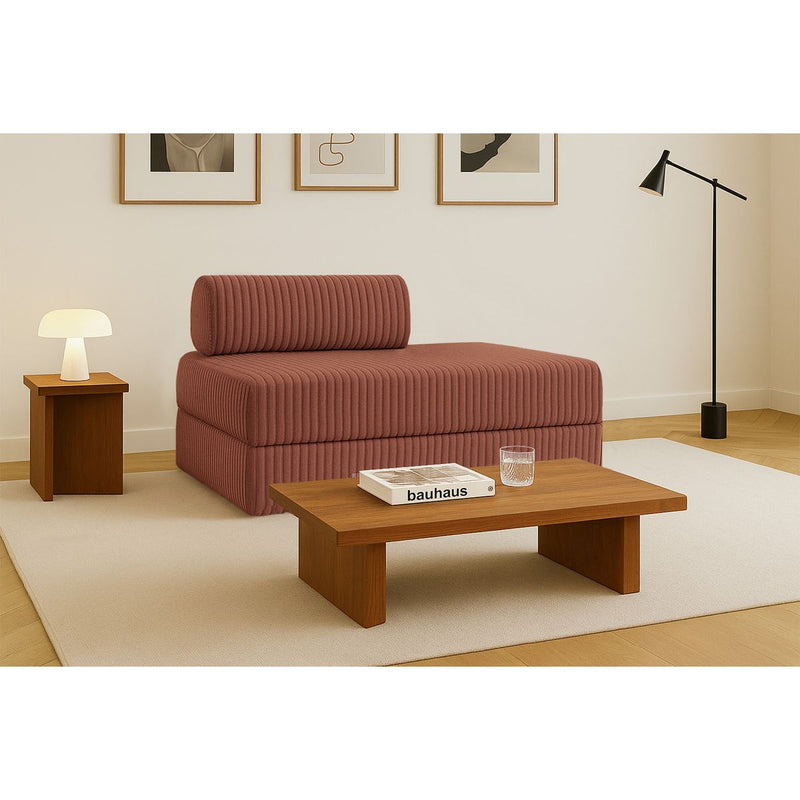 Canapé Droit Tilia - 2 Places - Velours Côtelé Xl