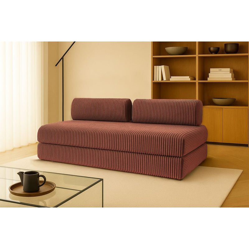 Canapé Droit Tilia - 3 Places - Velours Côtelé Xl