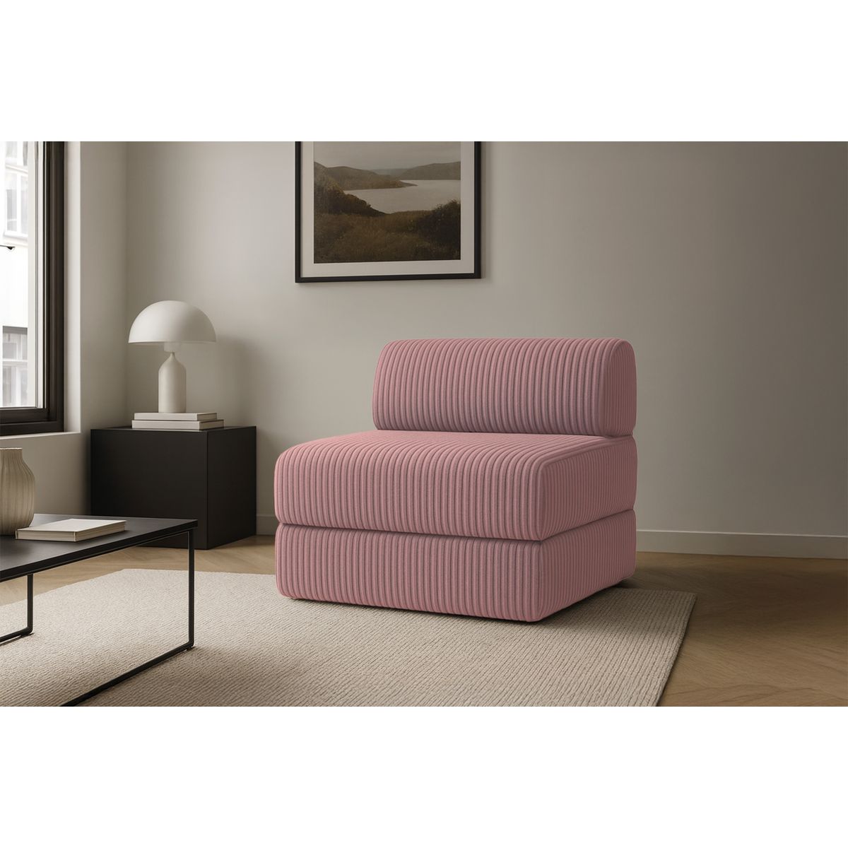 Fauteuil Tilia - Velours Côtelé XL