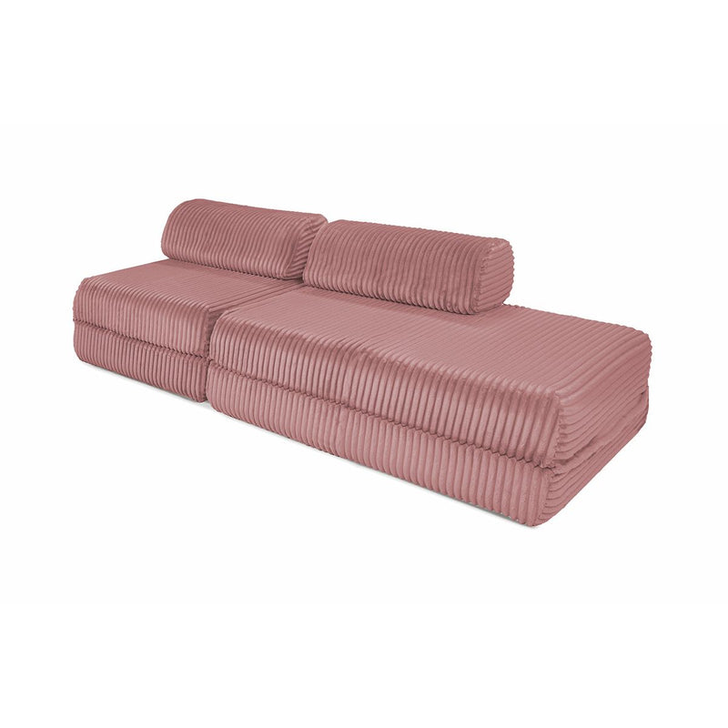 Canapé Droit Tilia - 3 Places - Velours Côtelé Xl