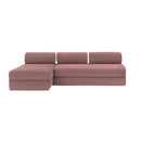 Canapé D'Angle Tilia - 6 Places - Velours Côtelé Xl