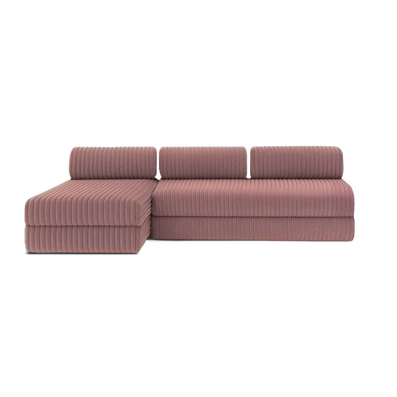 Canapé D'Angle Tilia - 6 Places - Velours Côtelé Xl