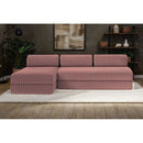 Canapé D'Angle Tilia - 6 Places - Velours Côtelé Xl