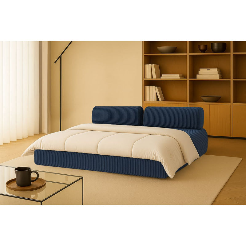 Canapé Droit Tilia - 3 Places - Velours Côtelé Xl