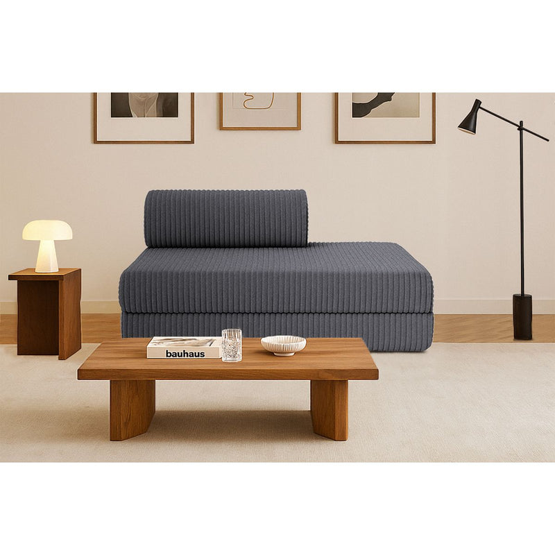 Canapé Droit Tilia - 2 Places - Velours Côtelé Xl