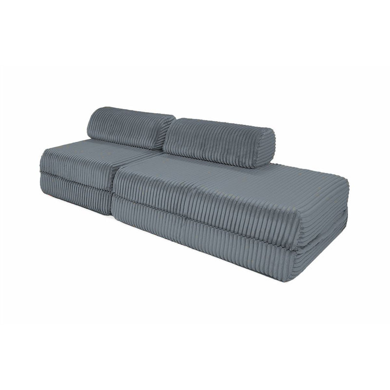 Canapé Droit Tilia - 3 Places - Velours Côtelé Xl