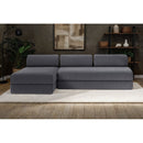 Canapé D'Angle Tilia - 6 Places - Velours Côtelé Xl