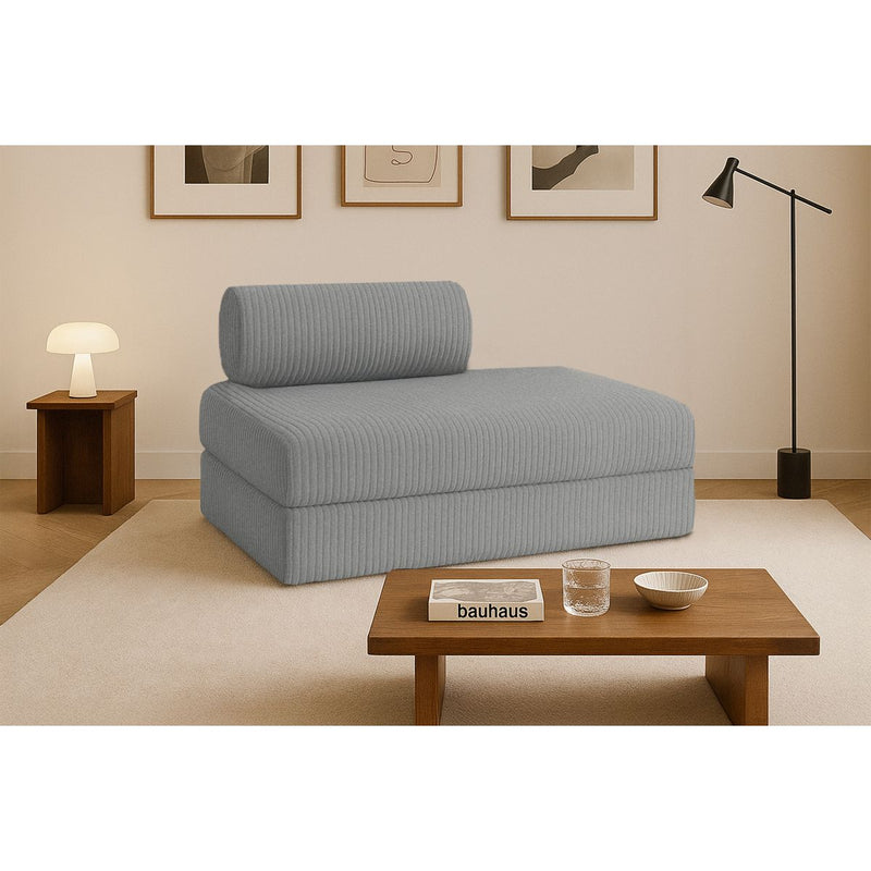 Canapé Droit Tilia - 2 Places - Velours Côtelé Xl