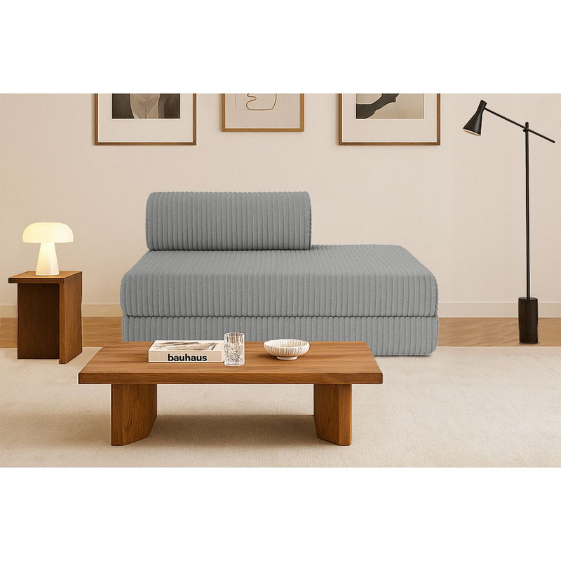 Canapé Droit Tilia - 2 Places - Velours Côtelé Xl