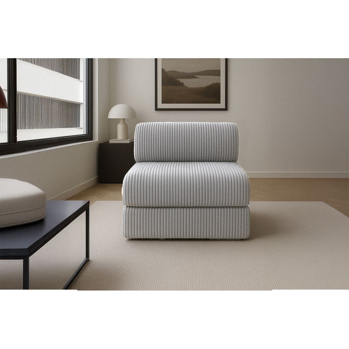 Fauteuil Tilia - Velours Côtelé XL