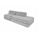 Canapé Droit Tilia - 3 Places - Velours Côtelé Xl