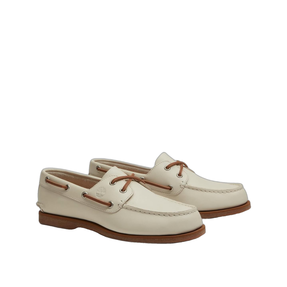 Timberland Cedar Bay Essential - Buty żeglarskie damskie Kremowe