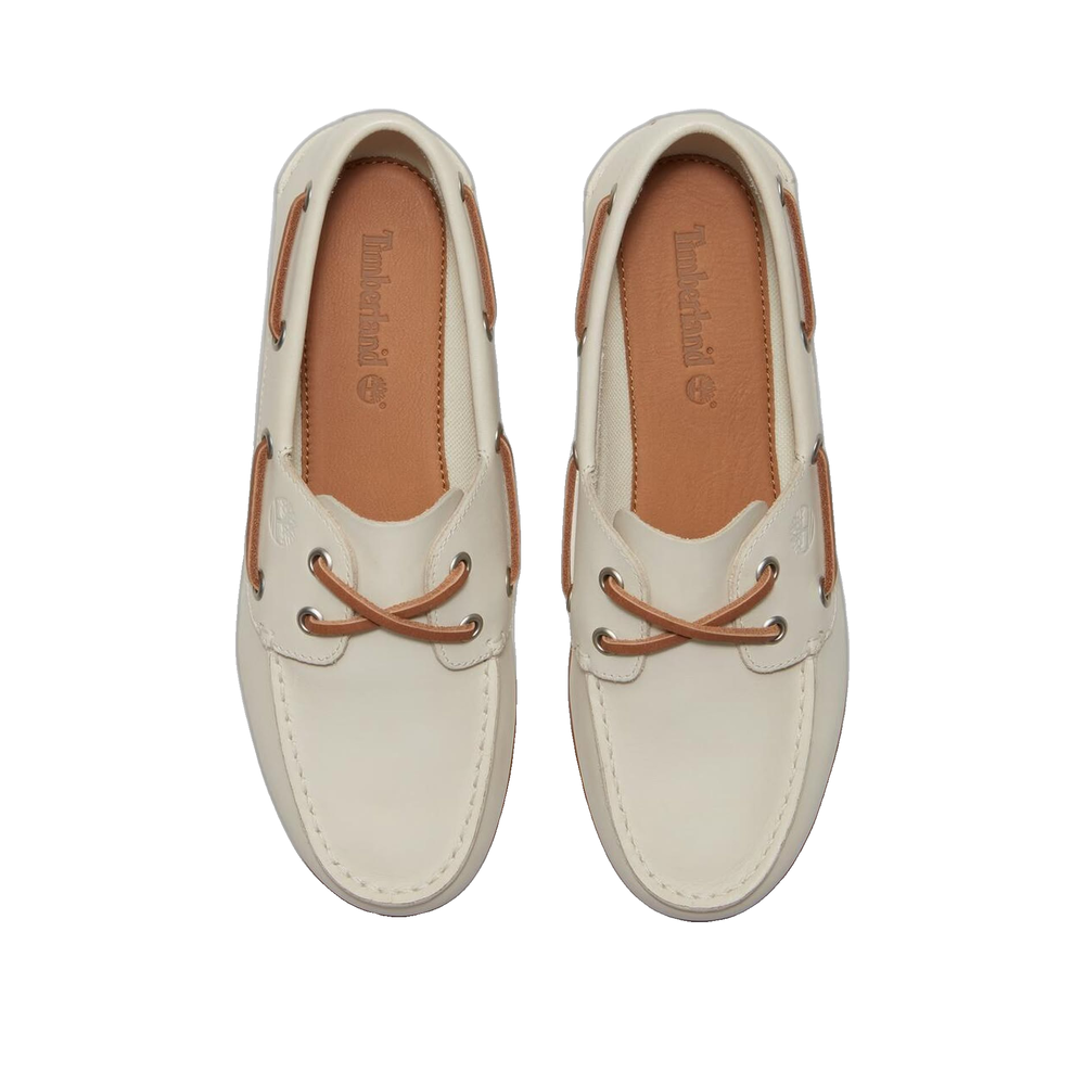 Timberland Cedar Bay Essential - Buty żeglarskie damskie Kremowe