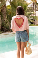 TINO Rose - T-Shirt Coeur