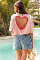 TINO Rose - T-Shirt Coeur