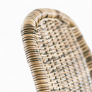 tiptur chaise de jardin en resine tresse lot de 2