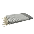 Fouta Nid d'Abeille Gris béton - 100 x 200 cm | Beach Towel