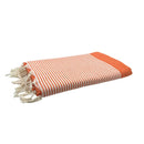 Fouta Nid d'Abeille Orange - 100 x 200 cm | Beach Towel