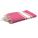 Fouta Tissage Plat Fuchsia - 100 x 200 cm | Beach Towel