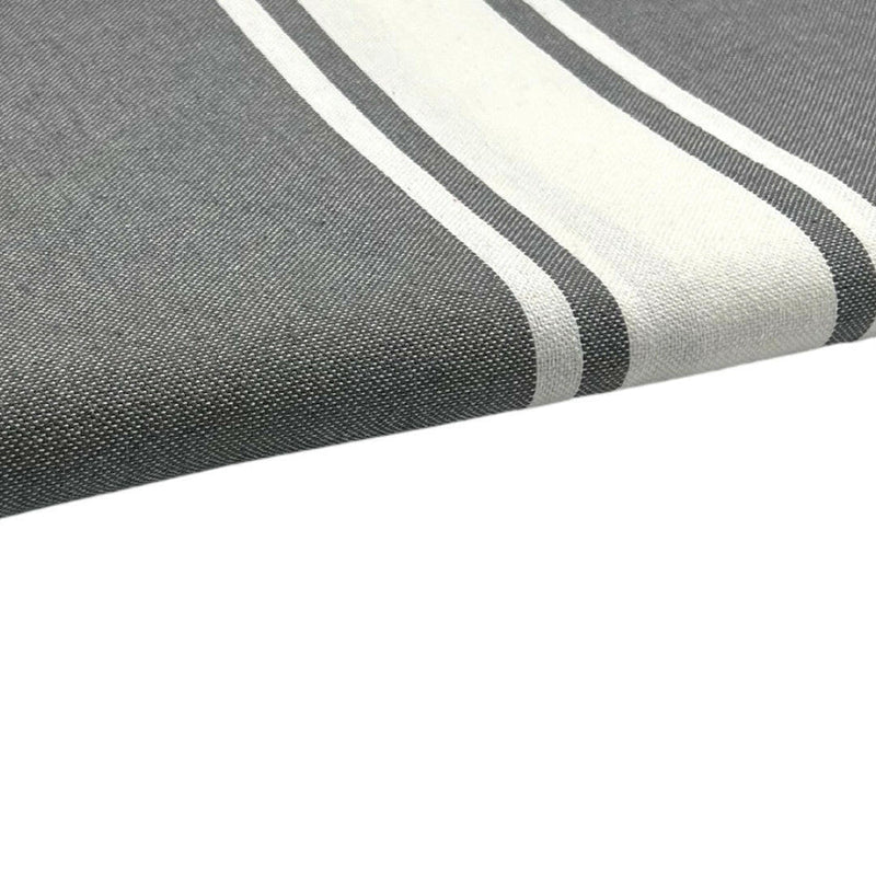 Fouta Tissage Plat Gris béton- 100 x 200 cm | Beach Towel