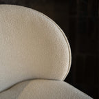 Groom - Lot De 2 Chaises Pour Îlot Central En Tissu Bouclé Beige