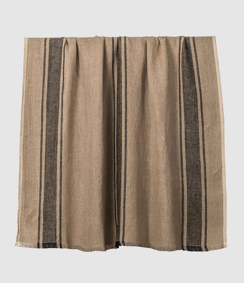 Haomy - Plaid Tizza 135 X 190 Noir - Mixte