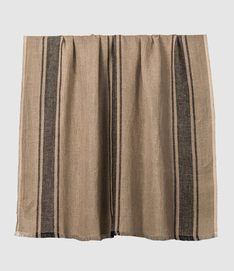 Haomy - Plaid Tizza 135 X 190 Noir - Mixte