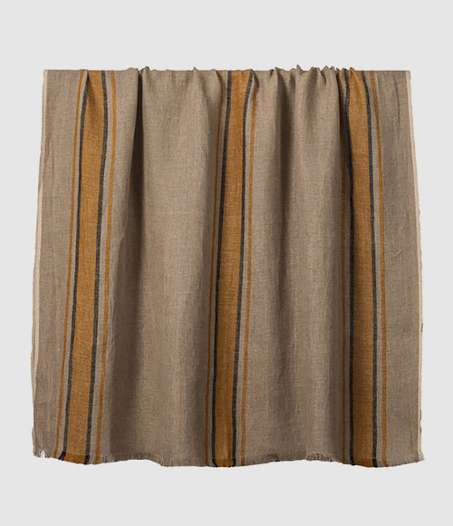 Haomy - Plaid Tizza 135 X 190 Safran - Mixte