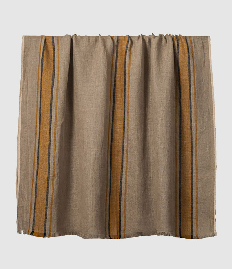 Haomy - Plaid Tizza 135 X 190 Safran - Mixte