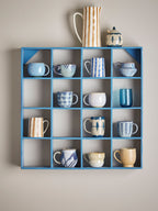 Allium - Lot de 6 Mugs - Bleu - Grès