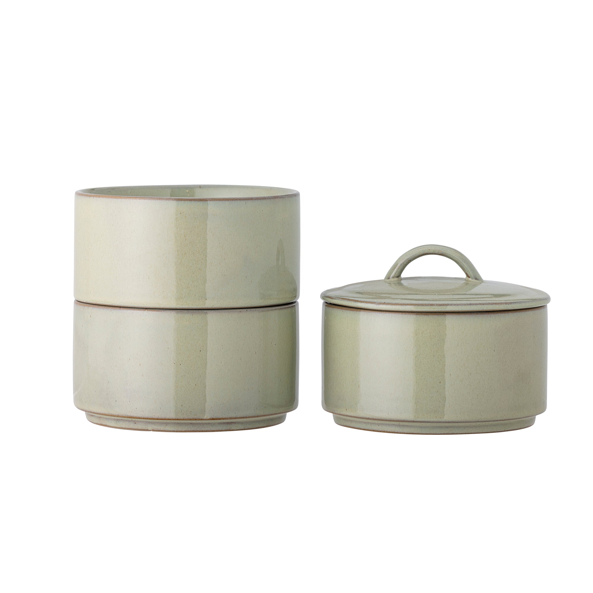 Ebba - Tarro Con Tapa - Verde - Gres