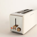 Toast Retro - Tostadora grande con ranura ancha - Blanco roto