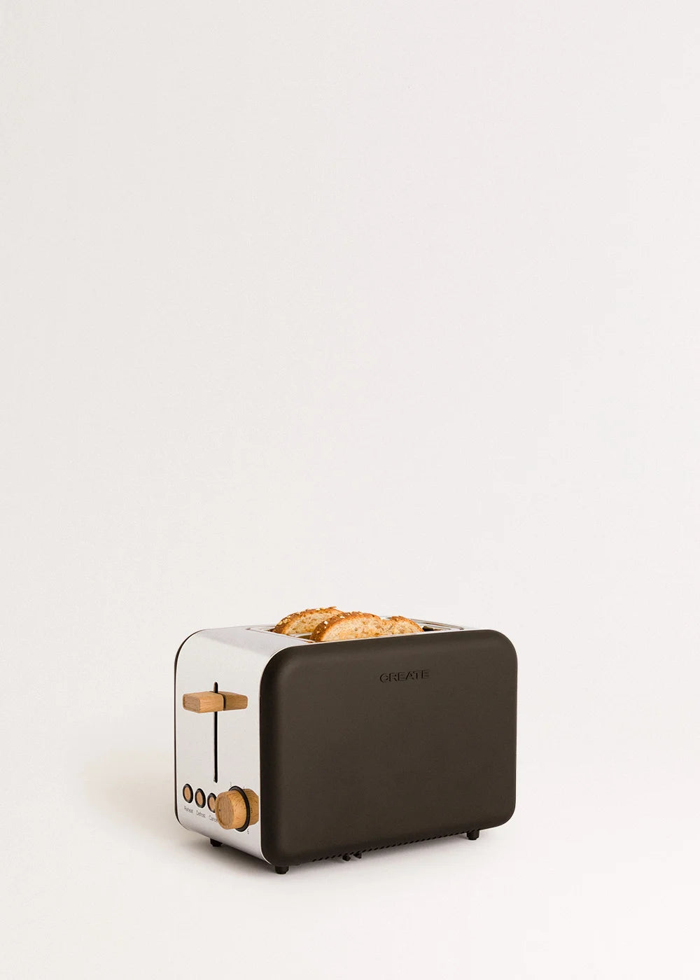 Toast Retro - Compact Wide-Slot Toaster - Black