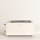 Toast Retro - Tostadora grande con ranura ancha - Blanco roto