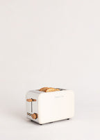 Toast Retro - Small Wide-Slot Toaster - Off White