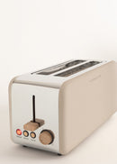 Toast Retro - Large Wide Slot Toaster - Sand