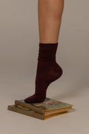 Chaussettes Tika - Burgundy