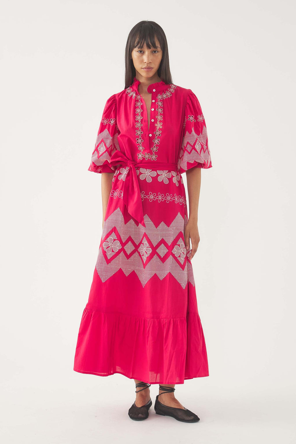 Robe Longue Tolede - Pastèque