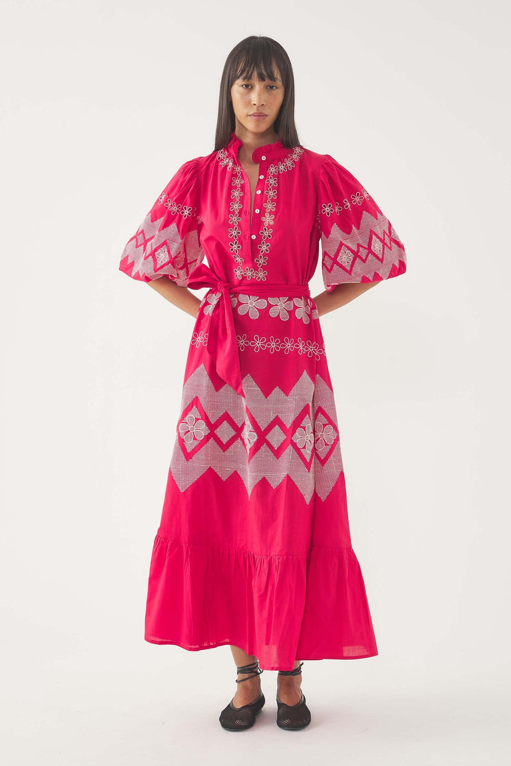 Robe Longue Tolede - Pastèque