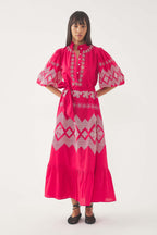 Robe Longue Tolede - Pastèque