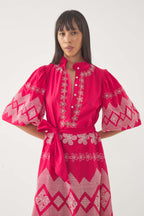 Robe Longue Tolede - Pastèque