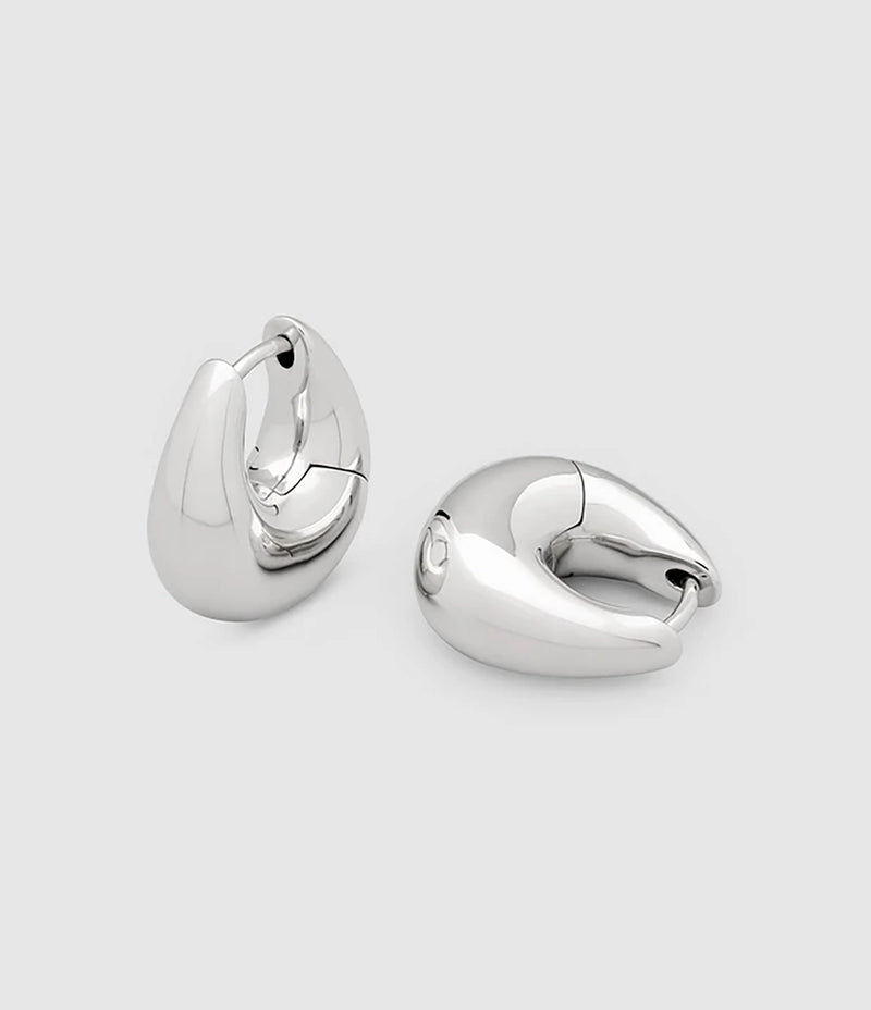 Tom Wood - Boucles D'Oreilles Bao S Argent - Unisexe