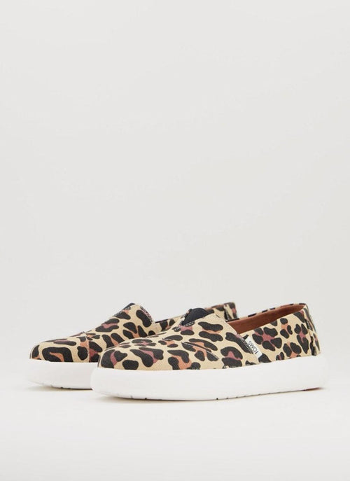 Toms - Espadrilles Alpargata Xl Mallow Classic Leopard Print - Beige - Femme