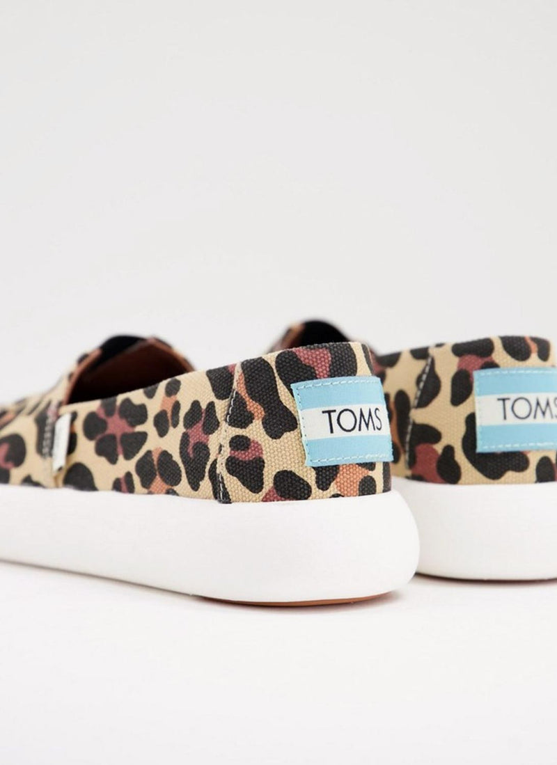 Toms - Espadrilles Alpargata Xl Mallow Classic Leopard Print - Beige - Femme