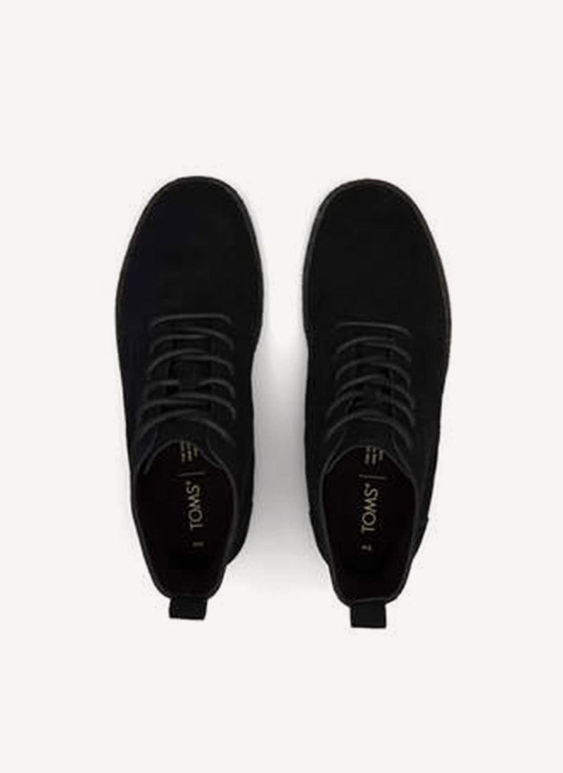 Toms - Bottines Tetron Black Suede - Black - Homme